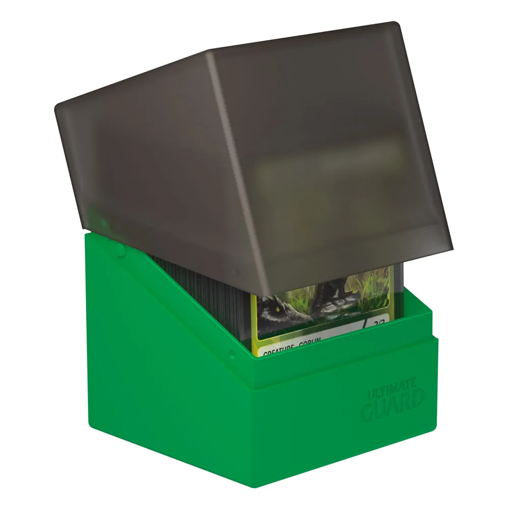Ultimate Guard Boulder 100+ Synergy (76 x 75 x 98.5 mm) - Black/Green